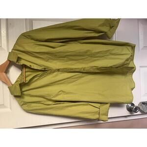 Roaman's Olive Green‎ Button-Up Blouse